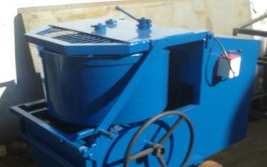 laboratory concrete pan mixer