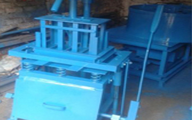 manual concrete block making machine